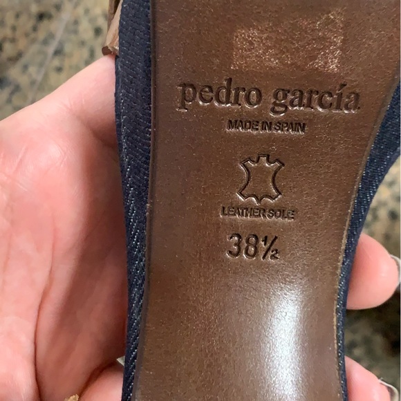 SALE❤️❤️❤️🩷Pedro Garcia 🏝️ clavia jeans platforms - Picture 11 of 13